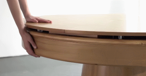 Animation of a table extending to seat more people